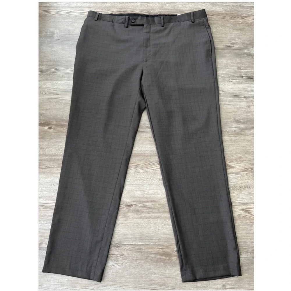 NWT Lauren Ralph Lauren Dress Pants Mens 42x32 Charcoal Gray 100% Wool